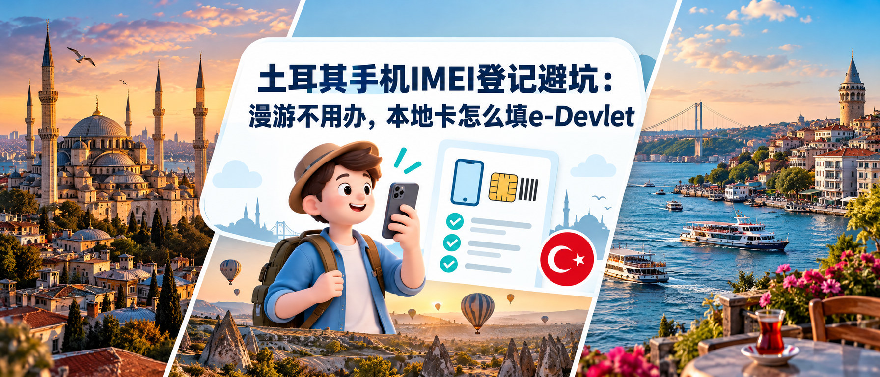 土耳其手机IMEI登记避坑：漫游不用办，本地卡怎么填e-Devlet